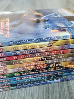 I SURVIVED SCHOLASTIC PAPERBACK BOOKS LAUREN TARSHIS NO DUPLICATES LOT OF 12